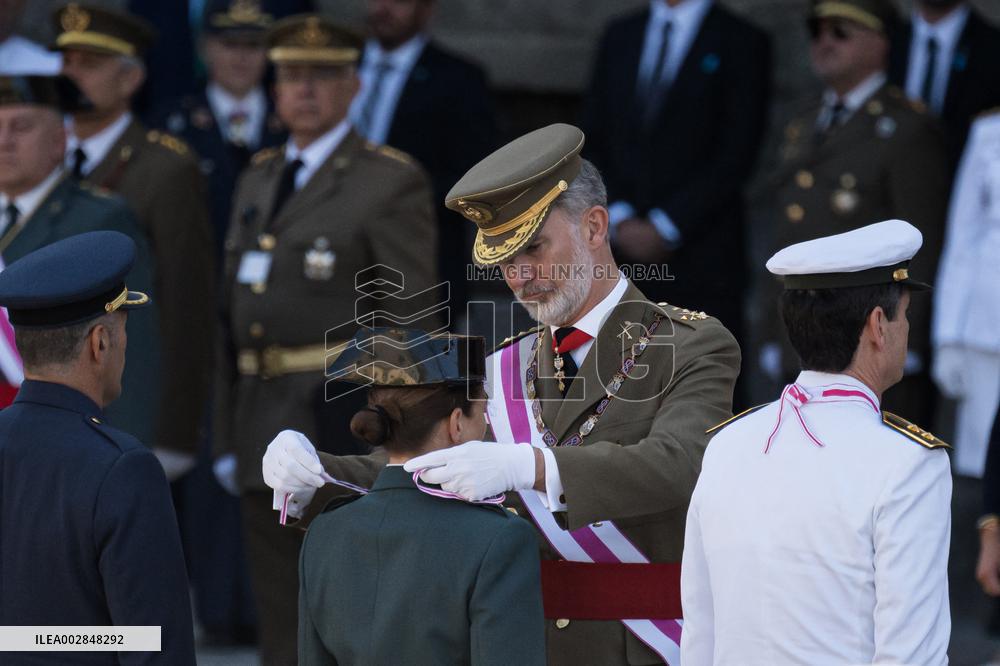 King Felipe Attends the Meeting The Royal and Military Order of Saint Hermenegildo - Spain