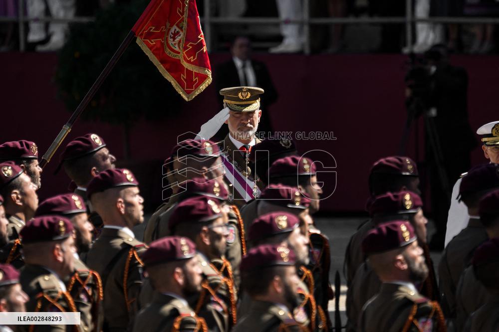 King Felipe Attends the Meeting The Royal and Military Order of Saint Hermenegildo - Spain