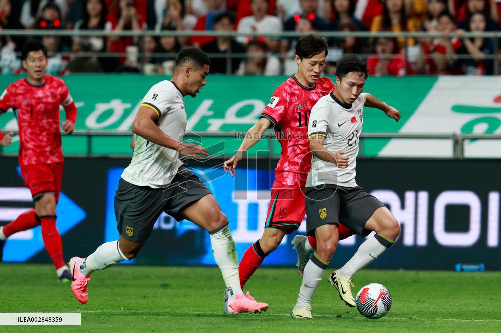 (SP)SOUTH KOREA-SEOUL-FOOTBALL-FIFA WORLD CUP QUALIFIER-SOUTH KOREA VS CHINA