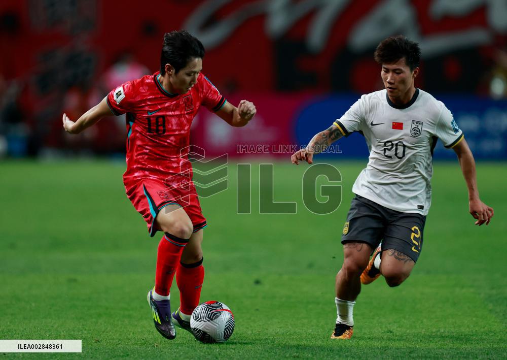 (SP)SOUTH KOREA-SEOUL-FOOTBALL-FIFA WORLD CUP QUALIFIER-SOUTH KOREA VS CHINA