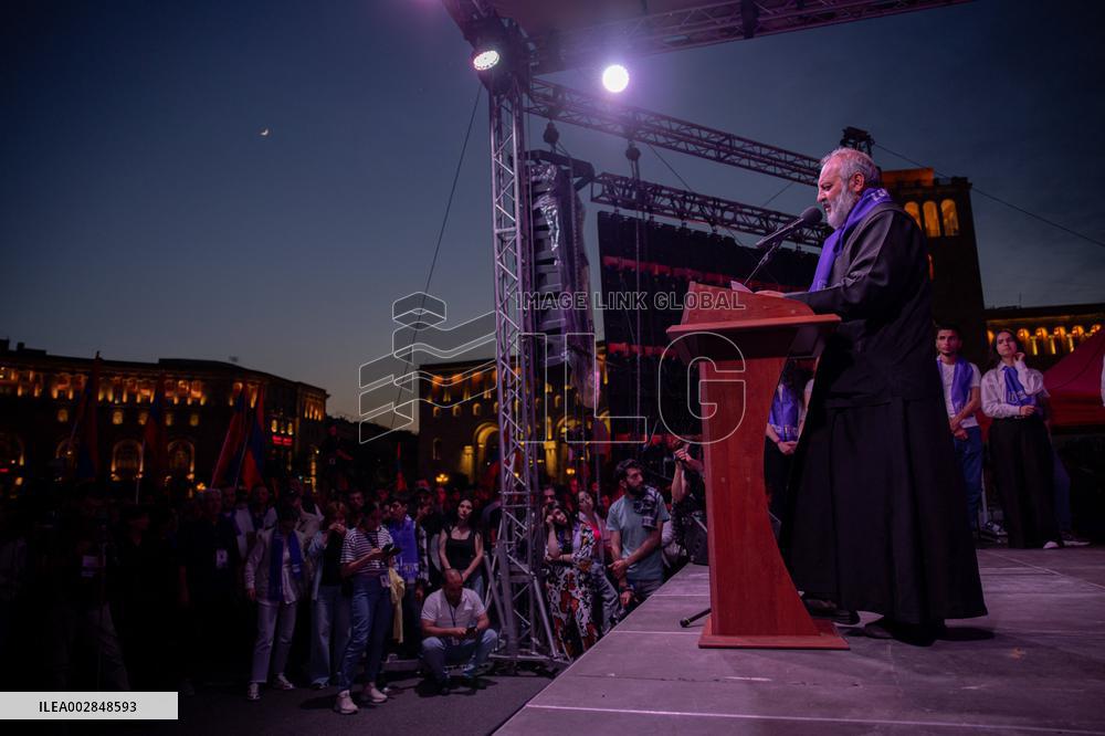 Archbishop Galstanyan Calls For Nonstop Protests To Push Pashinian Out - Yerevan