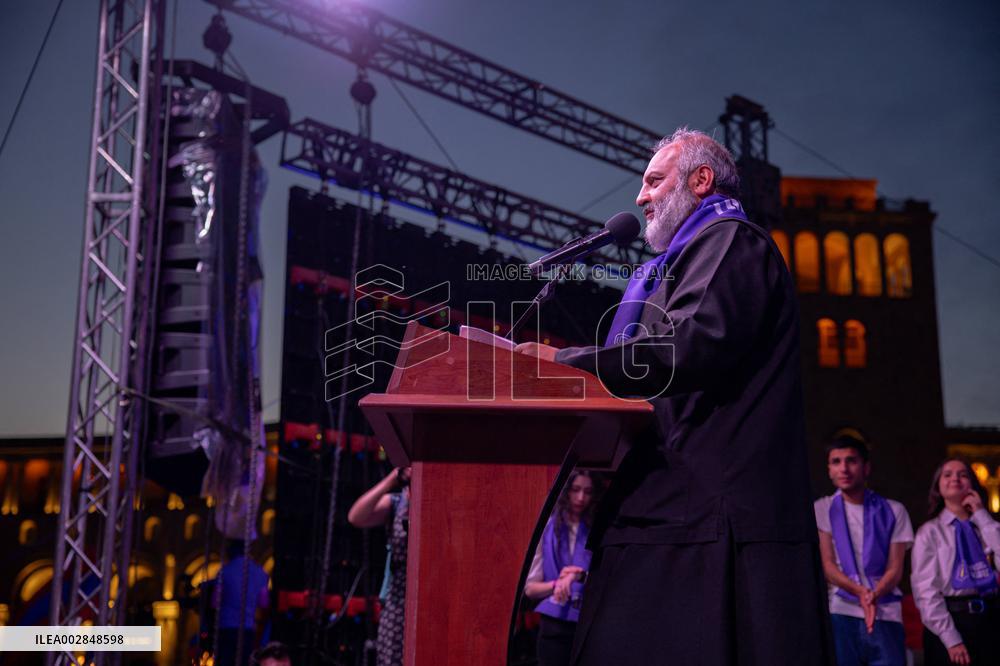 Archbishop Galstanyan Calls For Nonstop Protests To Push Pashinian Out - Yerevan