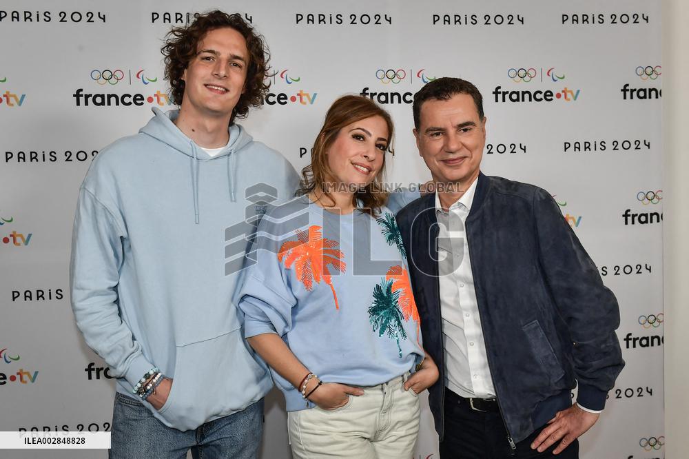 Photocall prior to the Paris 2024 press conference in Paris FA