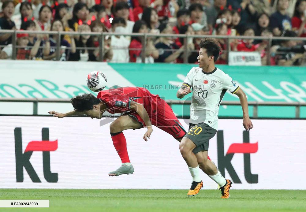 (SP)SOUTH KOREA-SEOUL-FOOTBALL-FIFA WORLD CUP QUALIFIER-SOUTH KOREA VS CHINA