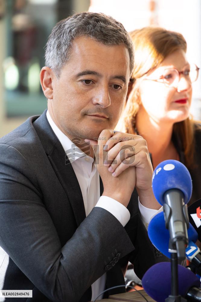 Gerald Darmanin starts his legislative campaign - Halluin