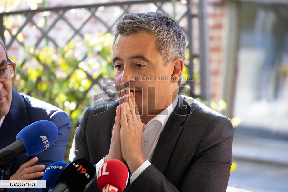 Gerald Darmanin starts his legislative campaign - Halluin