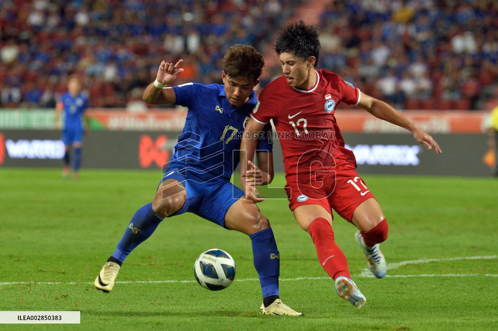 (SP)THAILAND-BANGKOK-FOOTBALL-FIFA WORLD CUP QUALIFIER-THAILAND VS SINGAPORE