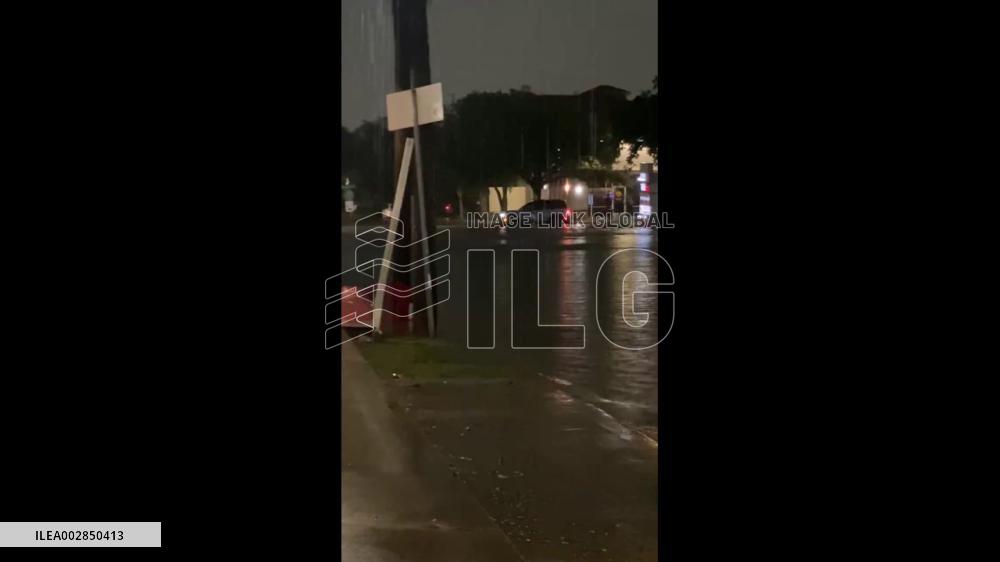 US: Heavy Rains Cause Flash Flooding In Houston, Texas