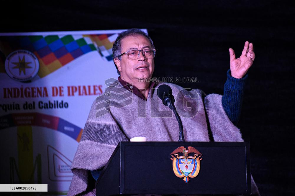 President Gustavo Petro Visits Indigenous Territories in Southern Colombia