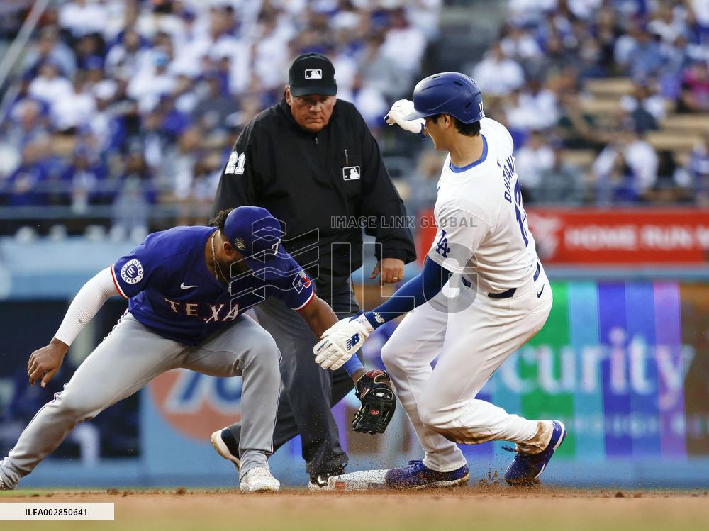 Baseball: Rangers vs. Dodgers