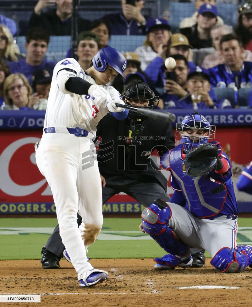 Baseball: Rangers vs. Dodgers