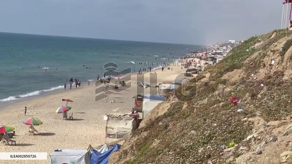 From one displacement to another: Gazans fleeing Rafah cram into squalid areas