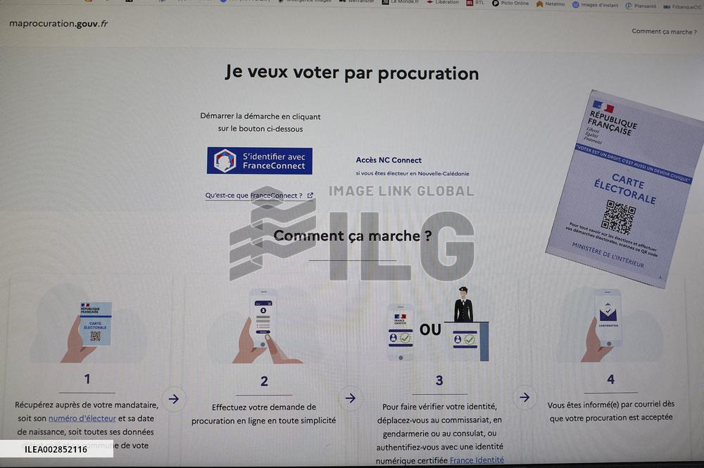 Illustration Legislative Elections 2024 - France