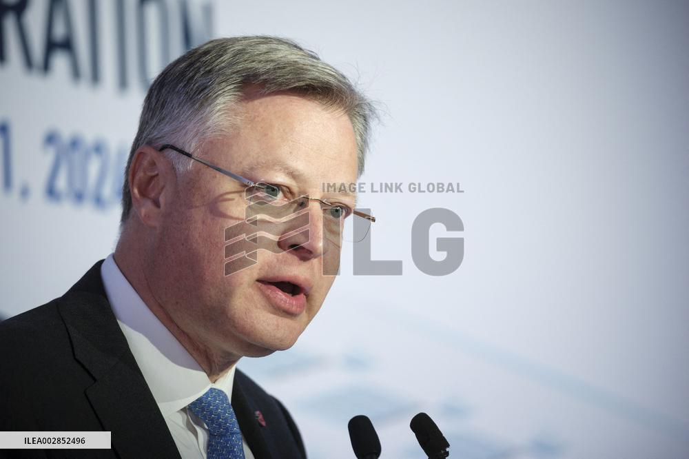 Inauguration Of Safran Maintenance Workshop Dedicated To LEAP Engine - Brussels