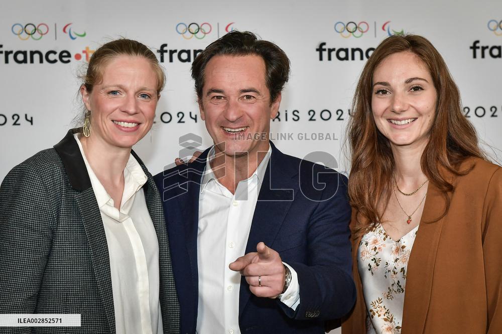 Photocall prior to the Paris 2024 press conference in Paris FA