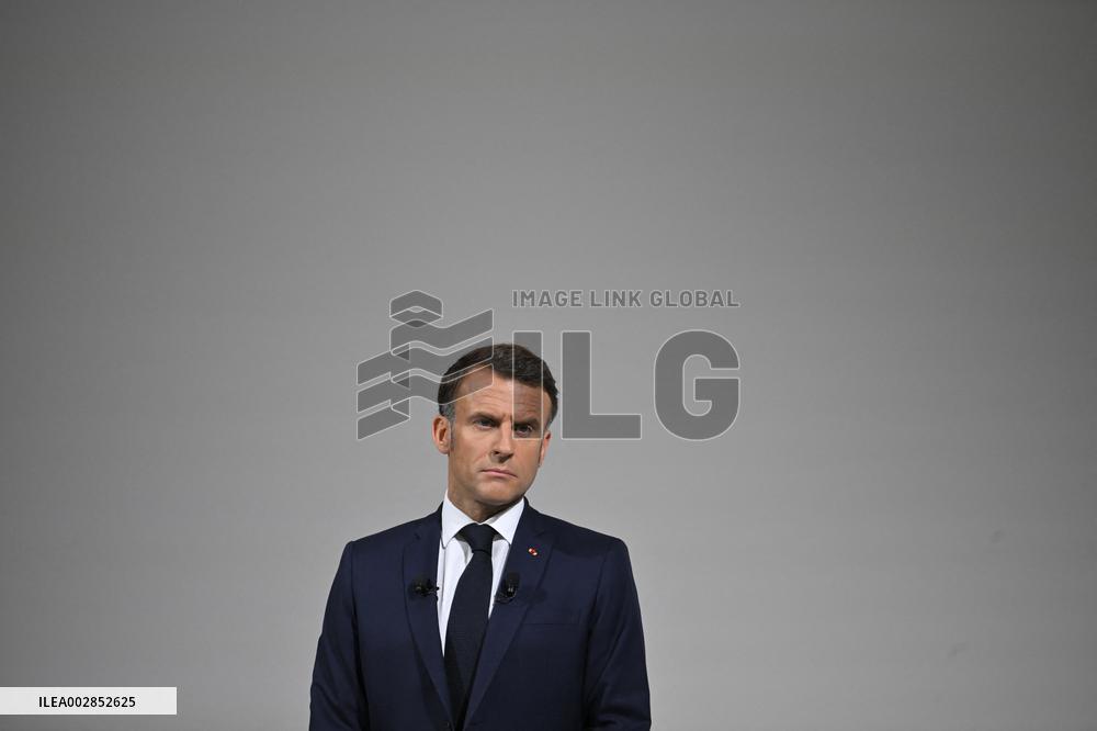 President Macron Press Conference - Paris