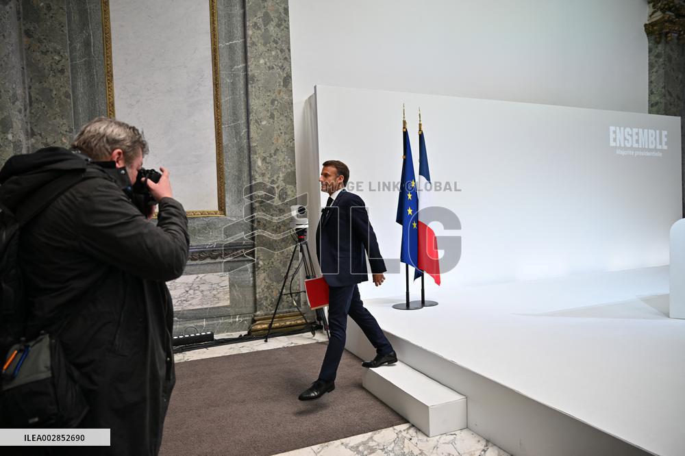 President Macron Press Conference - Paris