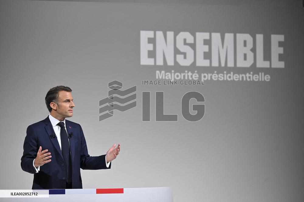 President Macron Press Conference - Paris