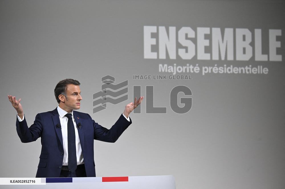 President Macron Press Conference - Paris