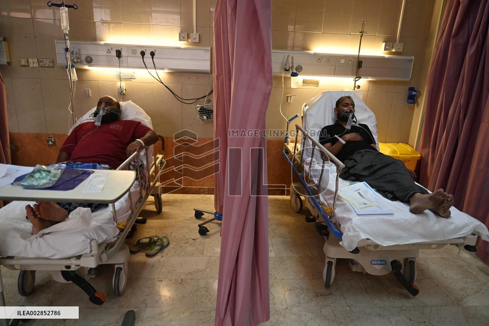 (SpotNews)KUWAIT-MANGAF-FIRE