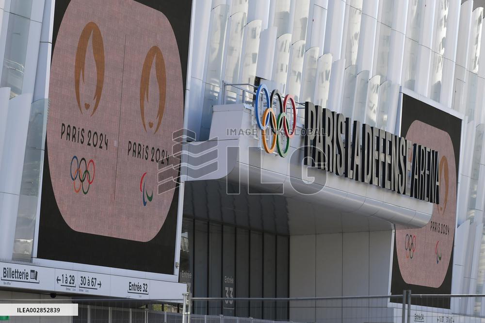 (SP)FRANCE-NANTERRE-OLYMPICS-VENUE-PARIS LA DEFENSE ARENA