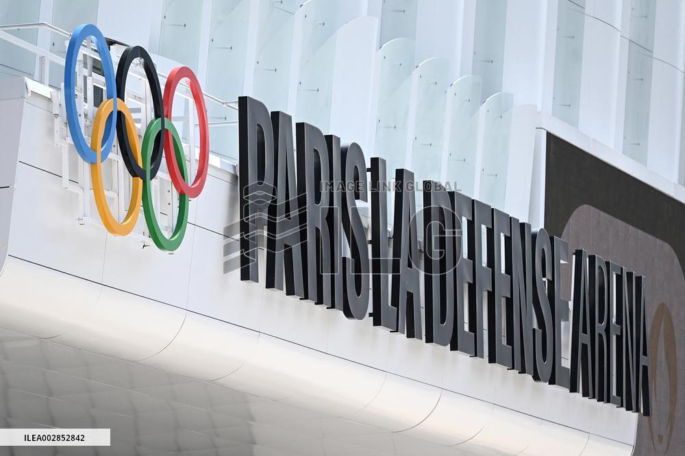 (SP)FRANCE-NANTERRE-OLYMPICS-VENUE-PARIS LA DEFENSE ARENA