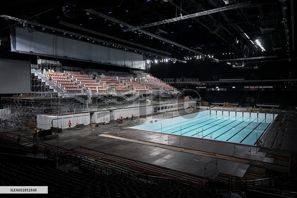 (SP)FRANCE-NANTERRE-OLYMPICS-VENUE-PARIS LA DEFENSE ARENA