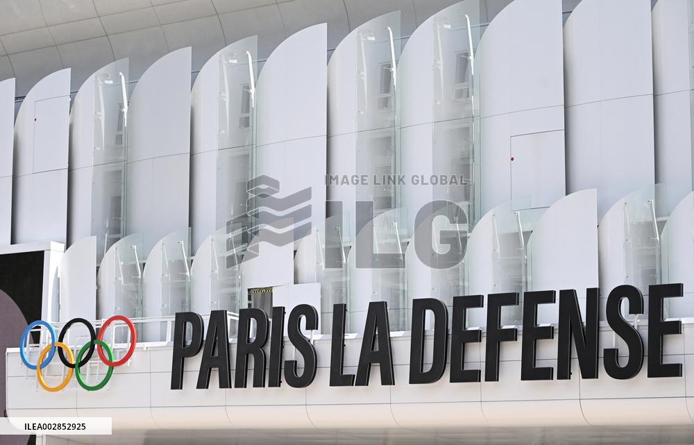 Paris 2024 - Construction Site Inside The Paris La Defense Arena