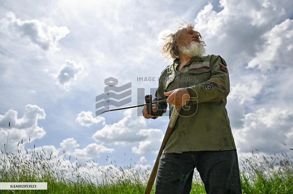 Pensioner cares for 50 goats in frontline Orikhiv