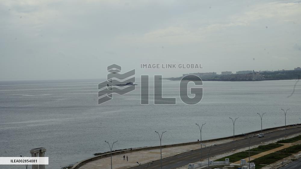 CUBA-HAVANA-RUSSIAN WARSHIPS-ARRIVAL