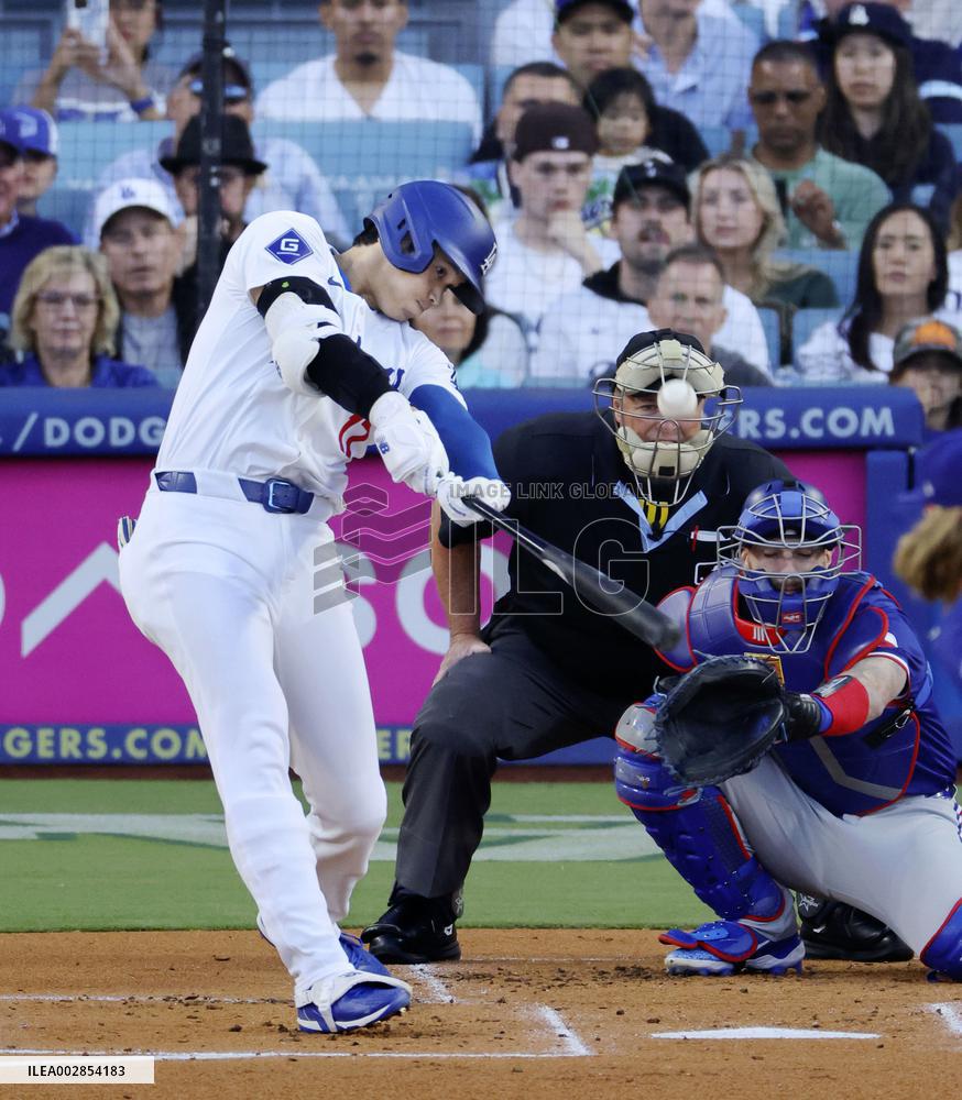 Baseball: Rangers vs. Dodgers