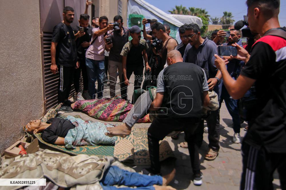Continued Israeli Strikes On Southern Gaza