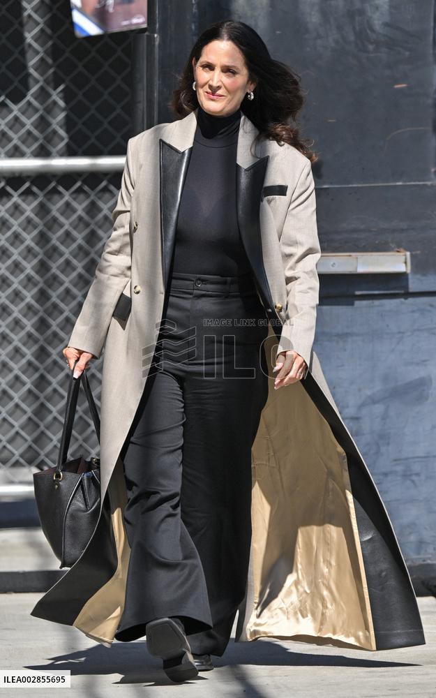 Carrie-Anne Moss At Jimmy Kimmel Live - LA