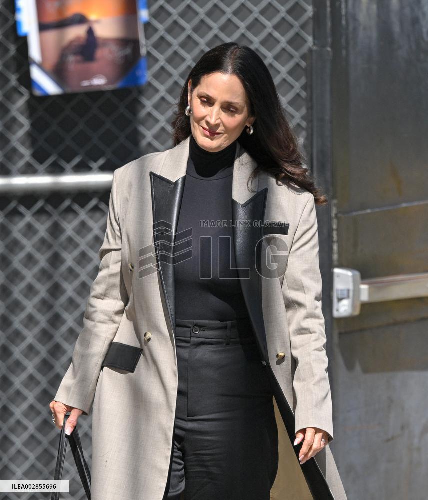 Carrie-Anne Moss At Jimmy Kimmel Live - LA