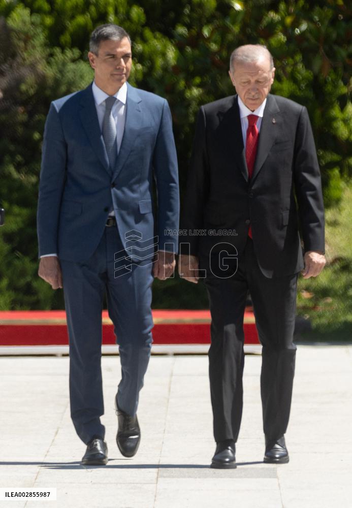 President Sanchez Meets President Erdogan - Madrid