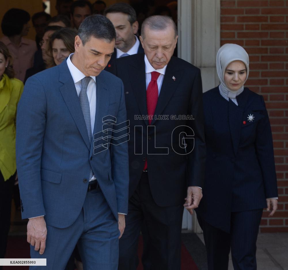 President Sanchez Meets President Erdogan - Madrid