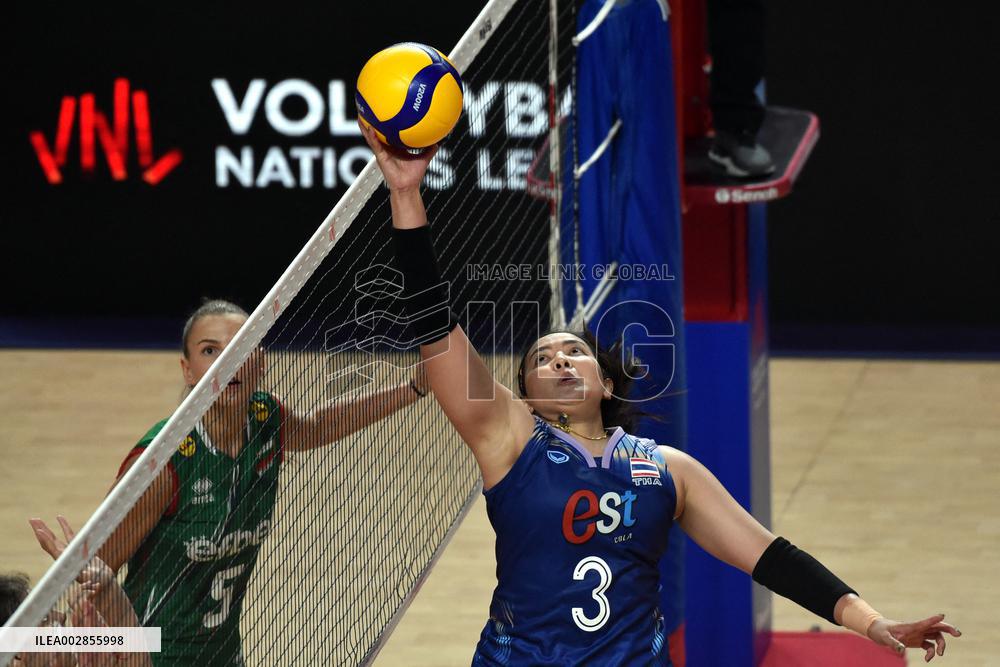 (SP)CHINA-HONG KONG-VOLLEYBALL-WOMEN'S NATIONS LEAGUE 2024-BULGARIA VS THAILAND (CN)