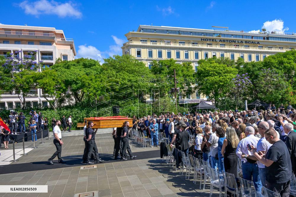 Public Tribute To Ben Vautier And His Wife - France