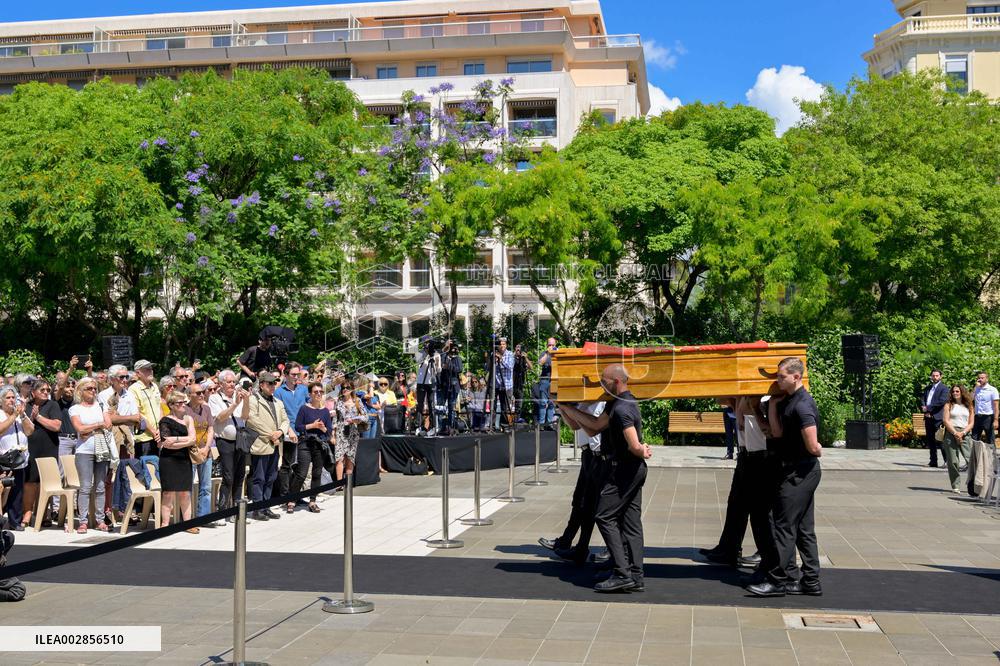 Public Tribute To Ben Vautier And His Wife - France