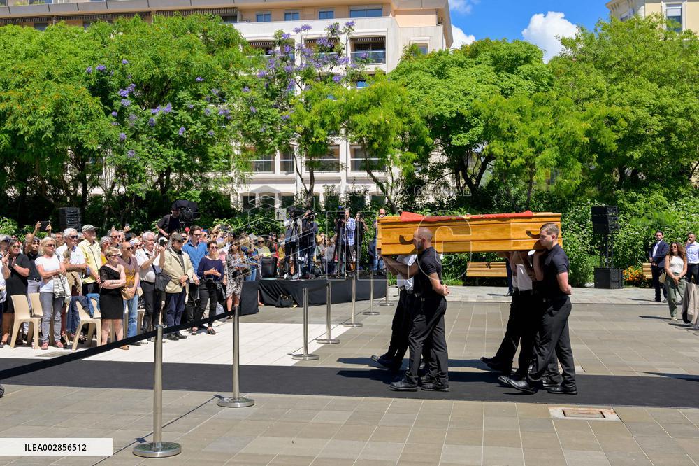 Public Tribute To Ben Vautier And His Wife - France