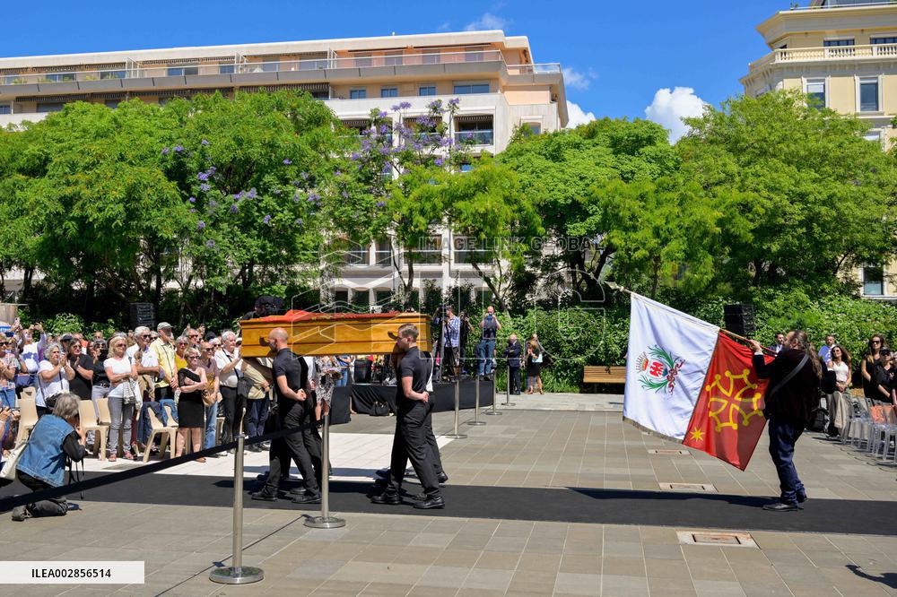 Public Tribute To Ben Vautier And His Wife - France