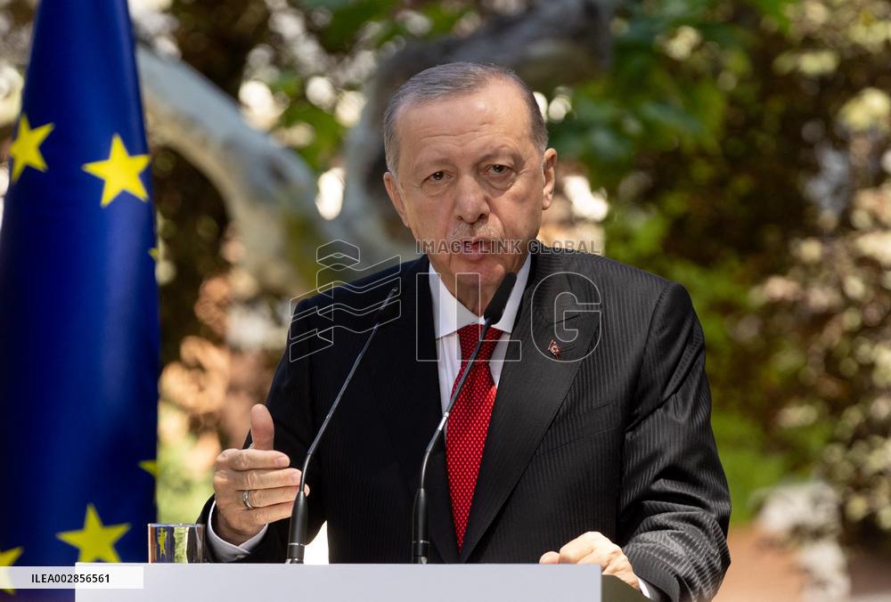 President Sanchez Meets President Erdogan - Madrid