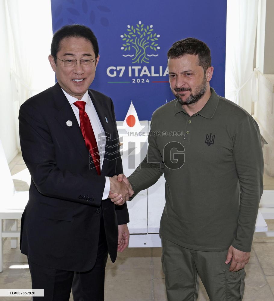 Kishida-Zelenskyy talks in Italy