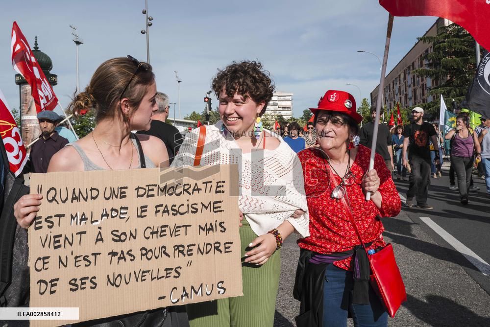 United Demonstration Against The RN - Montauban