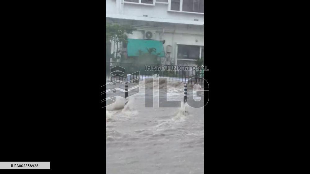 Japan: Torrential Rains Cause Severe Flooding In Okinawa As Rainy Season Begins 2