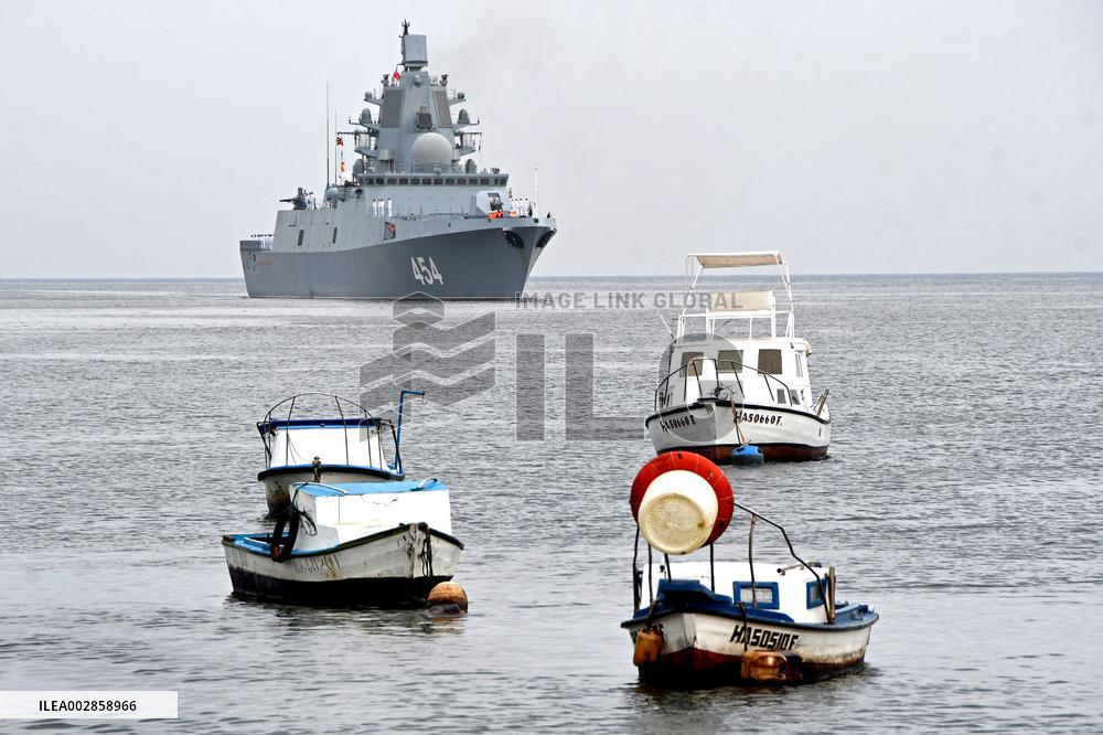 CUBA-HAVANA-RUSSIAN WARSHIPS