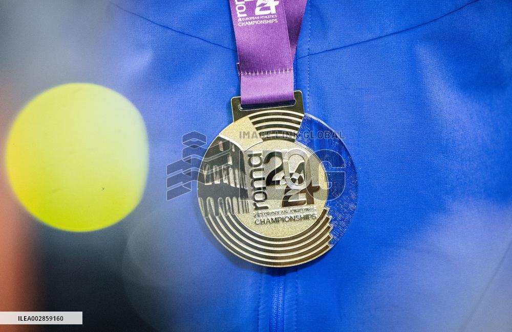 European decathlon champion Johannes Erm arrives back in Estonia