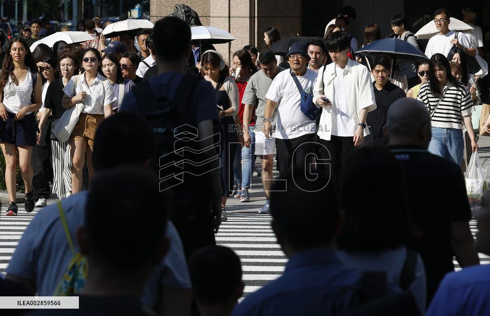 Summer heat in Japan