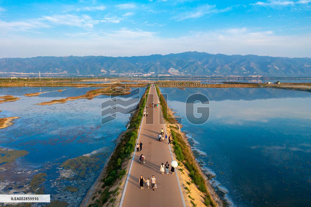 CHINA-SHANXI-YUNCHENG-SALT LAKE-ECOLOGICAL RESTORATION (CN)