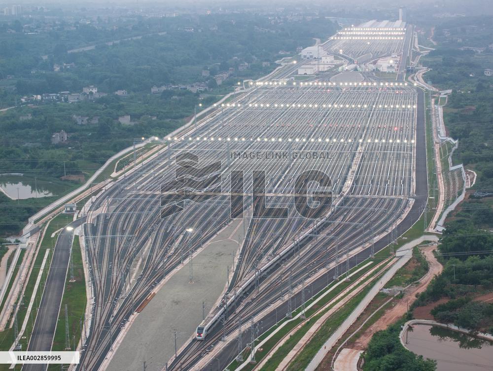 CHINA-SICHUAN-CHENGDU-TIANFU-HIGH-SPEED TRAIN-MAINTENANCE BASE-OPERATION (CN)